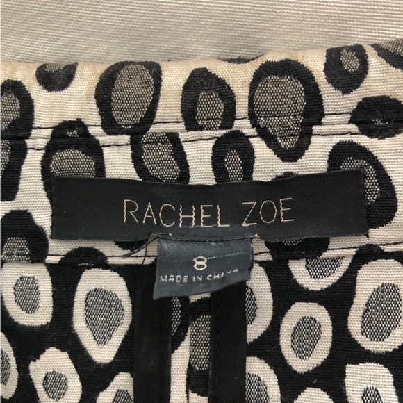 Rachel Zoe RARE snow leopard blazer jacket in EUC, size 8 - Picture 4 of 9
